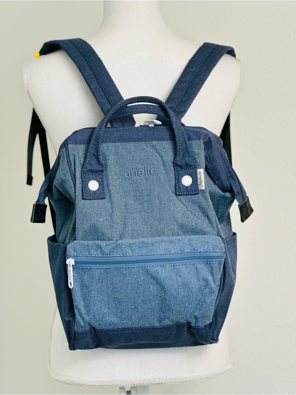 anello Two-Tone Blue Denim  Mini Backpack